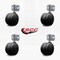 Service Caster 3'' Nylon Twin Wheel Casters with Side Mounting Bracket , 4PK SCC-UHGR02S75-NYS-716-4-CB180-4 - alternate 3